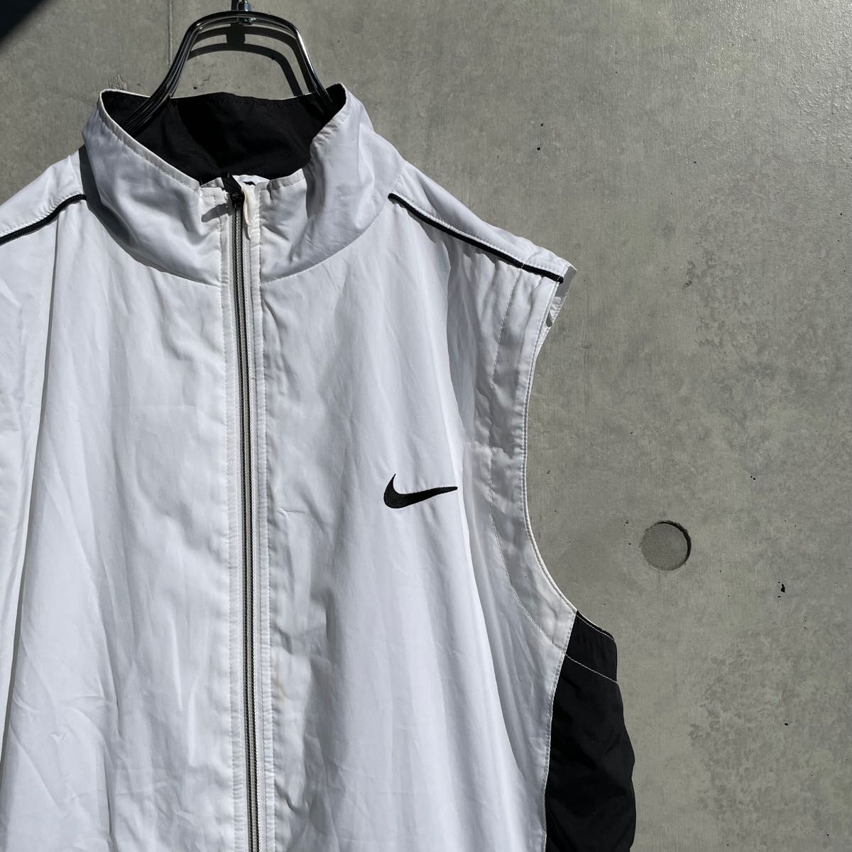 00年代 NIKE ナイロンベスト ジップアップ 白 Y2K 菅田将暉｜Yahoo 