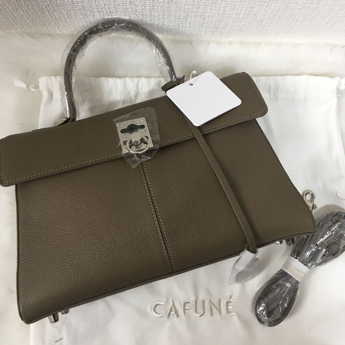 新品 CAFUNE カフネ STANCE BAG スタンスバッグ ブラウンストーン 