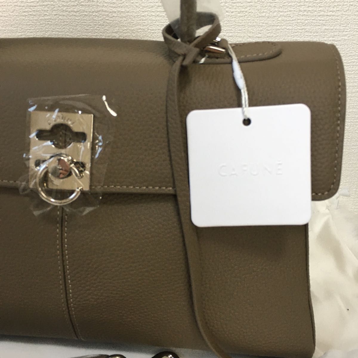 新品 CAFUNE カフネ STANCE BAG スタンスバッグ ブラウンストーン