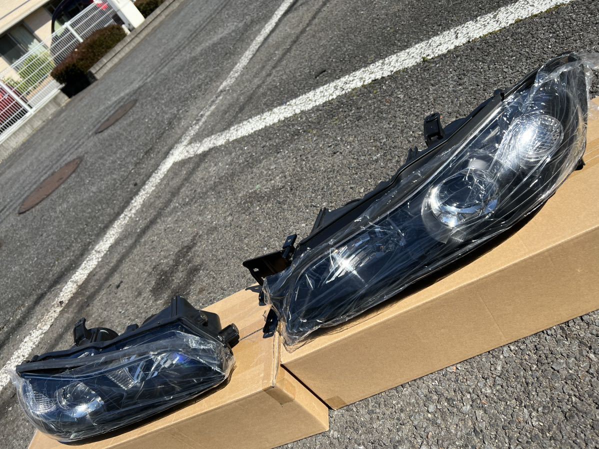 未使用品】D-MAX S15シルビア ヘッドライト 左右セット クーポン対応の