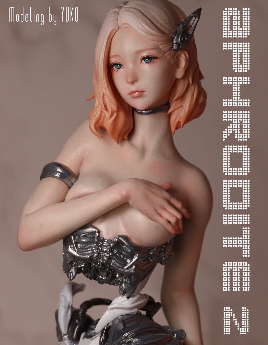 【塗装済完成品】Aphrodite 2 蒼海 1/6 スケール ガレージキット 女性フィギュア リアルフィギュア アーマーモデリング 1月号掲載　_画像1