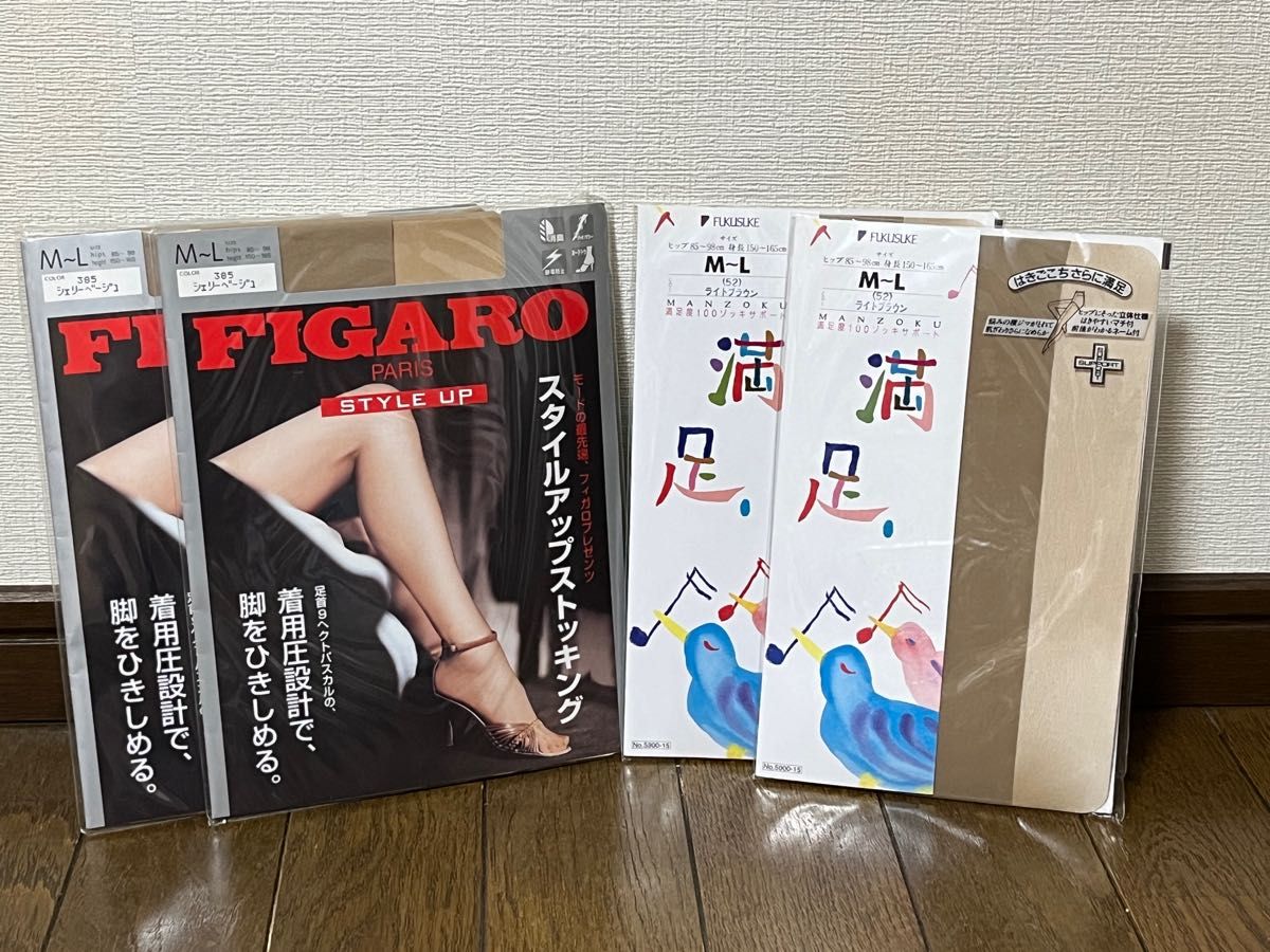 FIGARO FUKUSUKE パンスト M〜Lサイズ4点