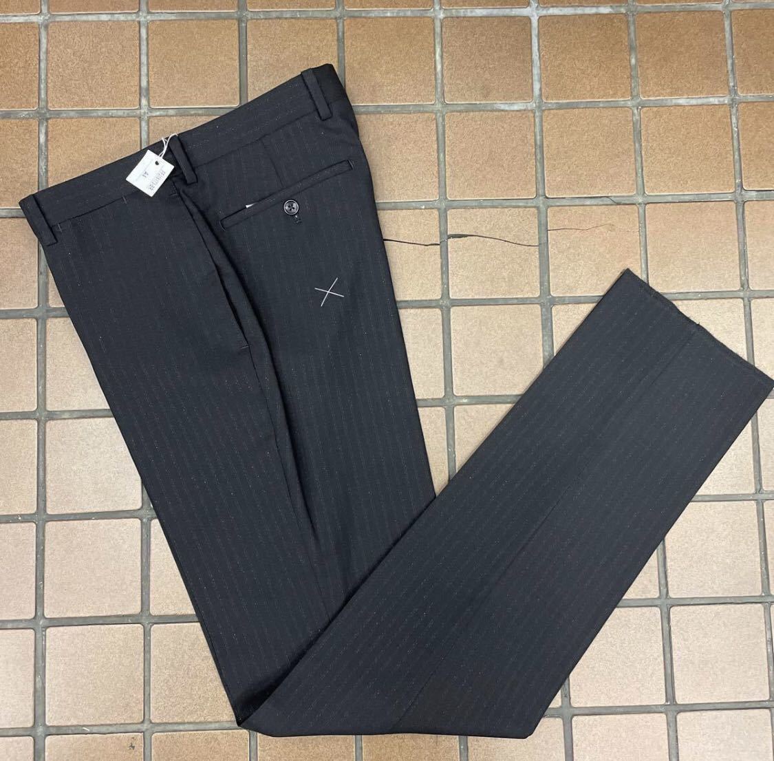  outlet price new goods / super-discount suit * men's suit 2. button suit / black black group / size M A5/ center Benz no- tuck * lustre stripe 