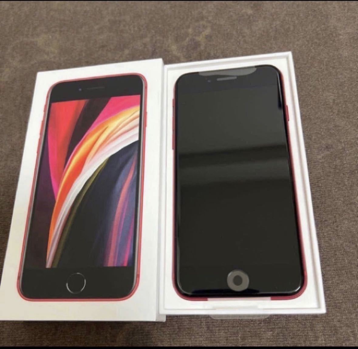 iPhone SE 第2世代 64GB Red simフリー 新品未使用品 判定○