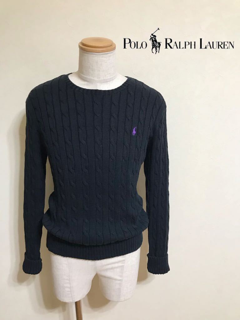 2022新入荷 ポロ Lauren Ralph Polo ラルフローレン 黒 長袖 175/100A