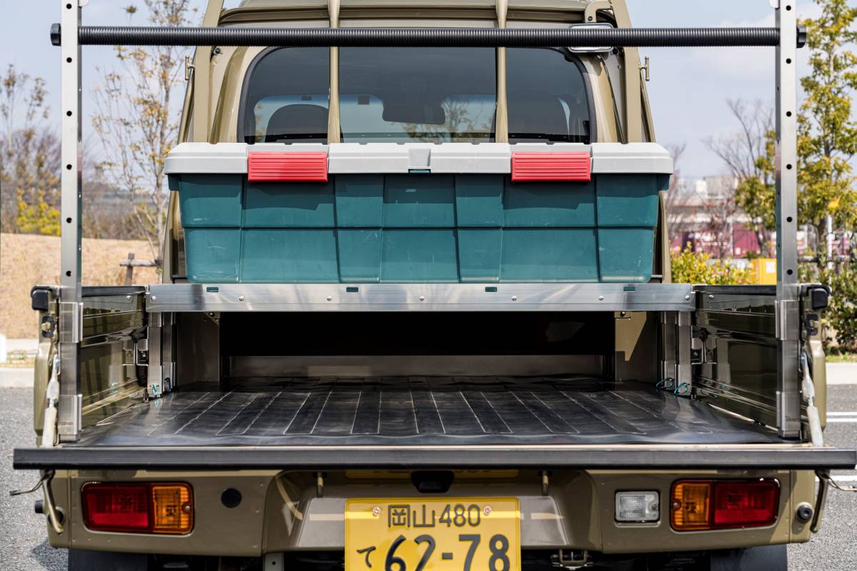 { переустановка тип } легкий грузовик для кузов tray [ полки рисовое поле kun ] M размер все из нержавеющей стали ящик для инструментов tray Hijet jumbo super Carry 