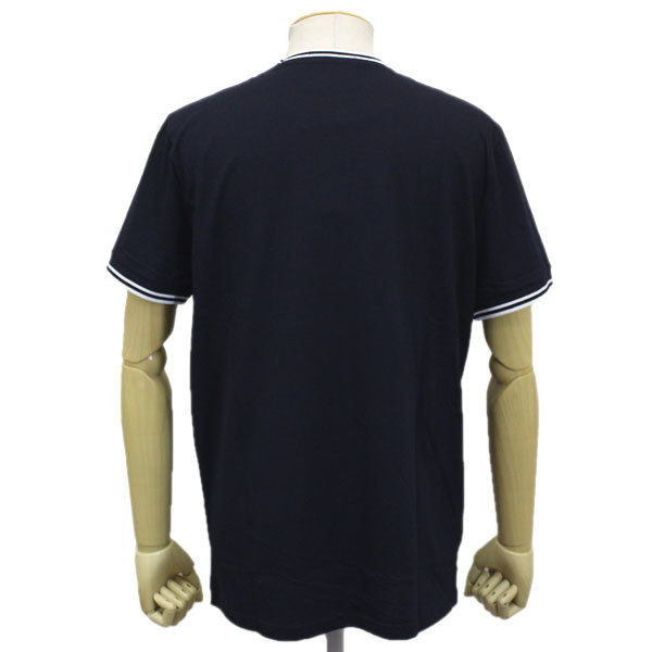 FRED PERRY ( Fred Perry ) M1588 TWIN TIPPED T-SHIRT tip line crew neck T-shirt FP439 795 NAVY L