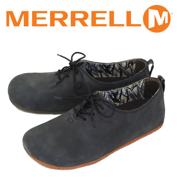 MERRELL (メレル) J20551 Mootopia Lace ムートピア レース レザーシューズ BLACK MRL030 約27.5cm