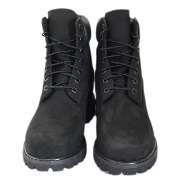 Timberland (ティンバーランド) ICON 10073 6in Premium Boot (アイコン シックスインチ プレミアム レザーブーツ) ブラック ヌバック TB01_TimberlandICON100736inPremiumBootブラッ