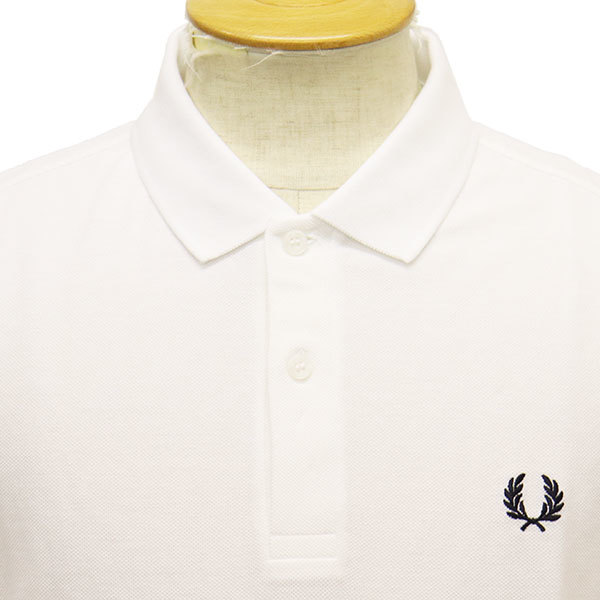 FRED PERRY (フレッドペリー) M6006 The Fred Perry Shirt 長袖 ポロシャツ FP515 100WHITE M_FREDPERRY