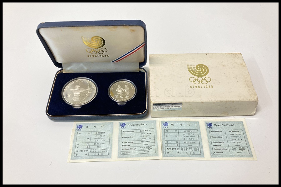 世界の世界の記念硬貨 1988年 ソウルオリンピック 旧貨幣 | purcellcom.com