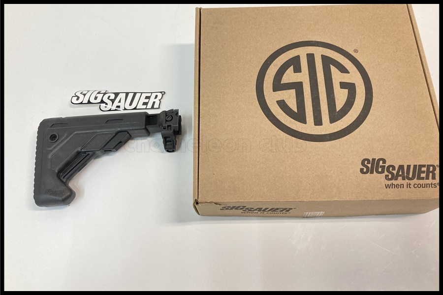 東京)SIG SAUER TELESCOPING FOLDING STOCK ブラック MCX MPX テレ