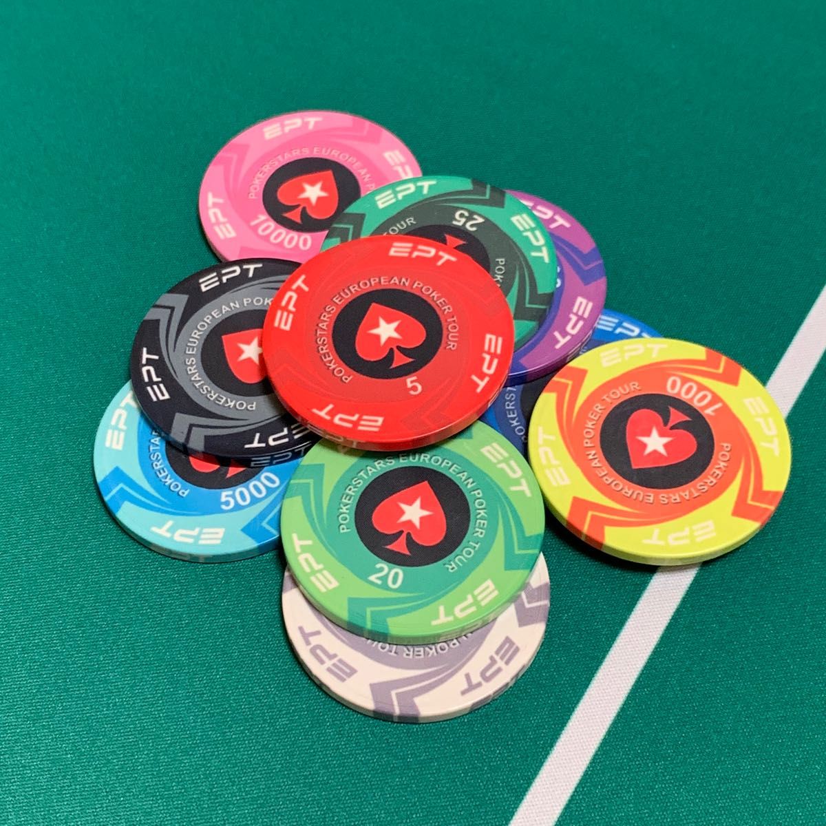 EPT セラミック ポーカーチップ カジノチップ 300枚 | arvotulkki.fi