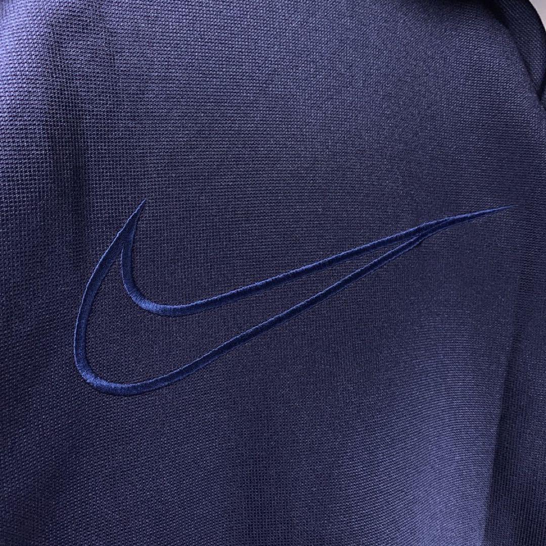 s NIKE 銀タグ ハーフジップ パーカー センターロゴ刺繍 ジャージ