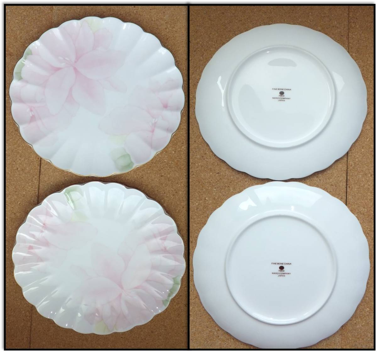 中古 NIKKO COMPANY JAPAN ニッコー FINE BONE CHINA 皿 中古 NIKKO COMPANY JAPAN ニッコー FINE BONE CHINA 皿