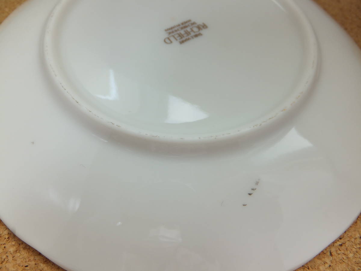 中古 TACHIKICHI RICHFIELD たち吉 リッチフィールド 小皿 深皿 A&E カップ＆ソーサー TABLEWARE テーブルウェア 陶器 JAPAN レトロ 和食器_画像8