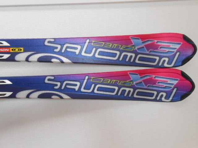 SALOMON デモX３+Z14Ti 165ｃｍ 小回り系モデル サロモンスキー板 ブーツサイズ257～356mm対応可能