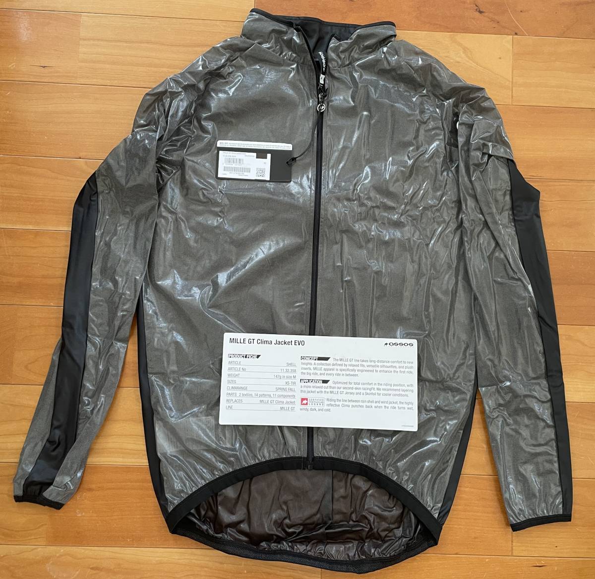 【タイムセール!】 新品 ASSOS MILLE GT Clima ジャケット EVO Mサイズ Mサイズ 【タイムセール!】 新品 ASSOS MILLE GT Clima ジャケット EVO Mサイズ Mサイズ