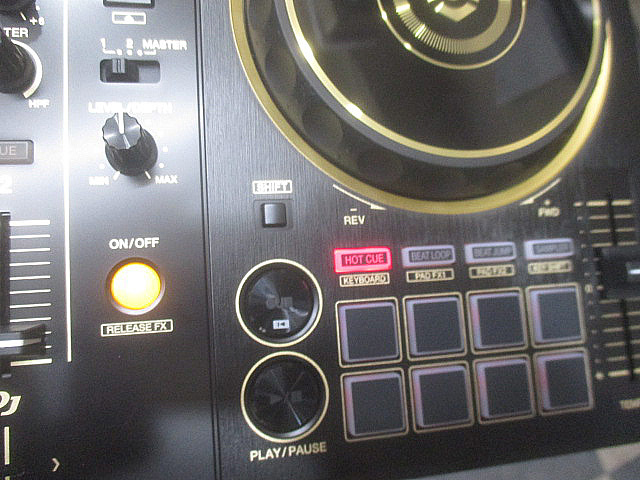 (806) 美品 Pioneer パイオニア DJコントローラー DJ Controller Rekordbox DDJ-400-N マニュアル ヘッドホン付の画像7