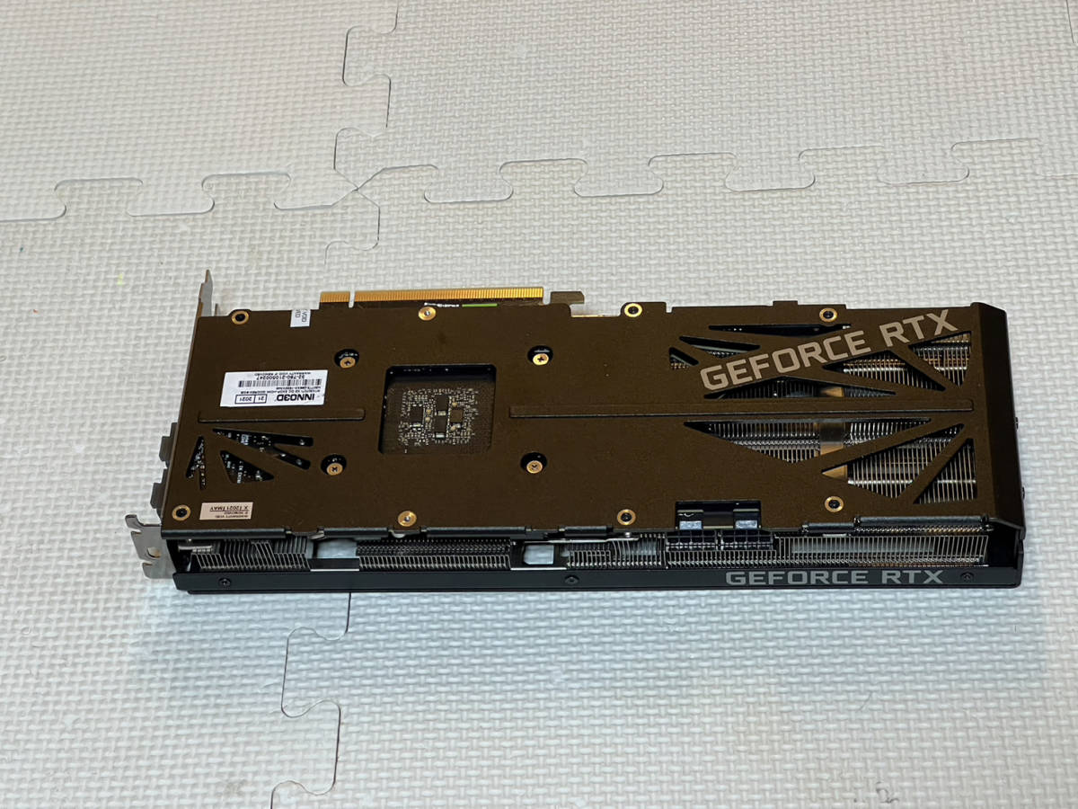 しておりま 【ジャンク】INNO3D GEFORCE RTX3070Ti X3 OC(動作確認