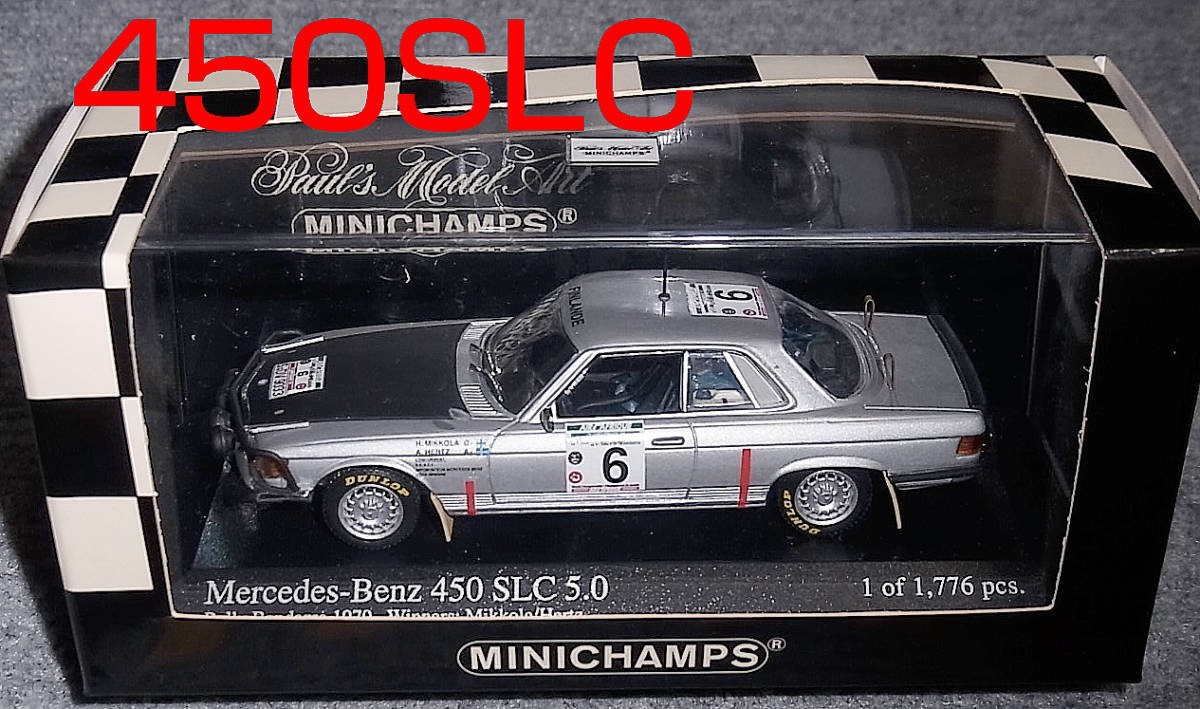 1/43 メルセデス 450SLC 5.0 6号 Bandama Rally 優勝 ミッコッラ サファリ 1979 ベンツ MERCEDES BENZ