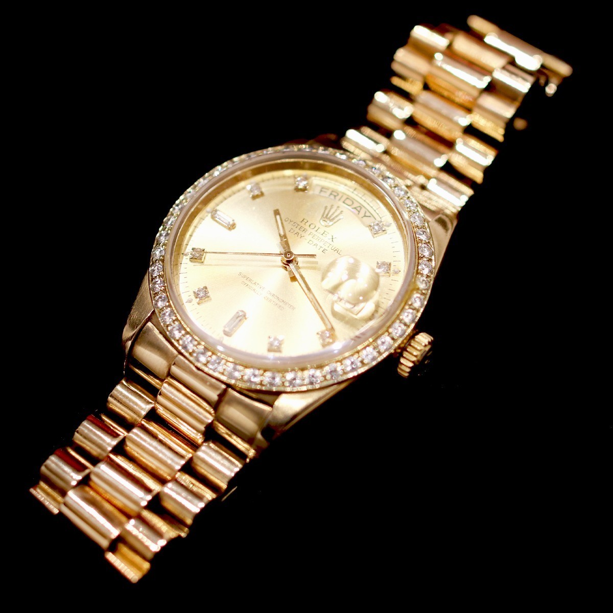 1スタ】【売切】ROLEX ロレックスDAY-DATE デイデイト金無垢18K 18金