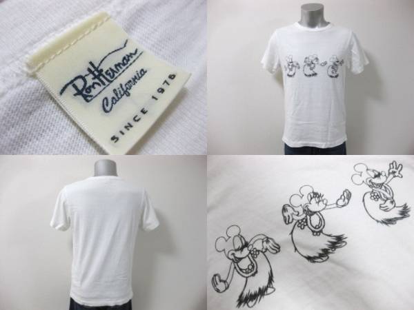 名作 本物 美品 Ron Herman ロンハーマン Disney ミッキー ミニー Tシャツ Ｓ_画像2