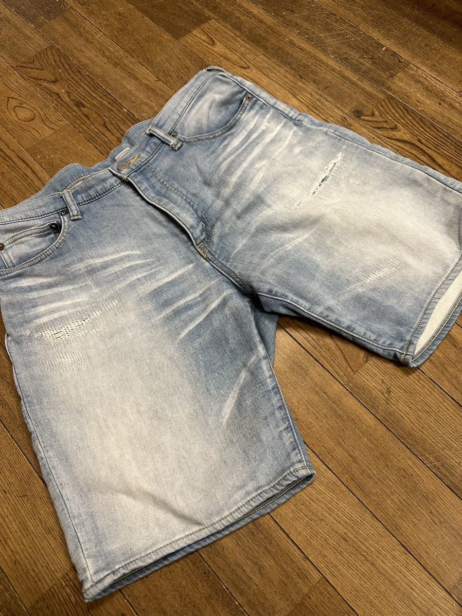 RON HERMAN DENIM ロンハーマン RHC ダメージ加工 クラッシュ リペア