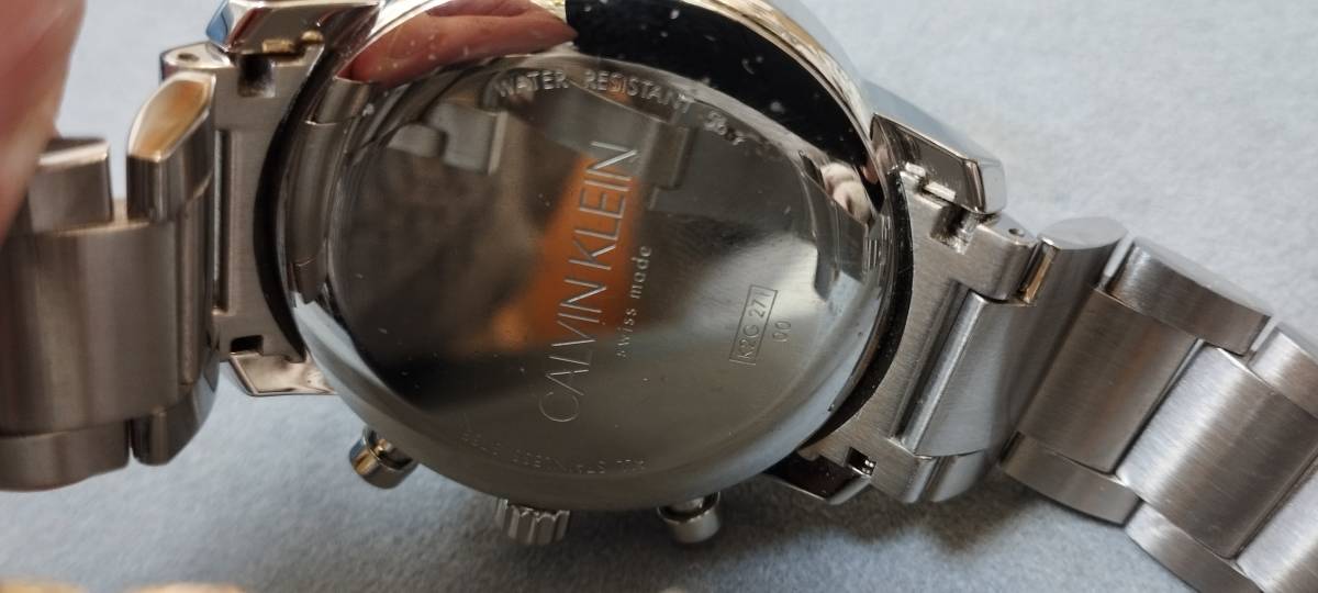 ★送料無料即決★カルバンクライン（Calvin Klein） K2G 271　ステンレス　メンズ腕時計_画像7