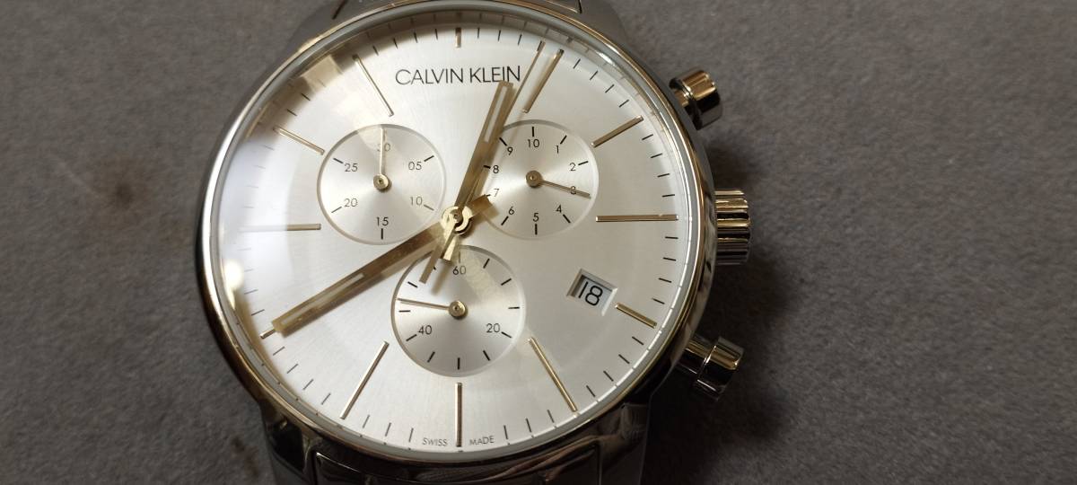 ★送料無料即決★カルバンクライン（Calvin Klein） K2G 271　ステンレス　メンズ腕時計_画像3