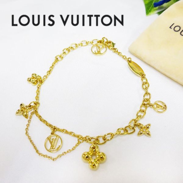 優先配送 【美品】LOUIS ブレスレット ブラスレ・ブルーミング VUITTON