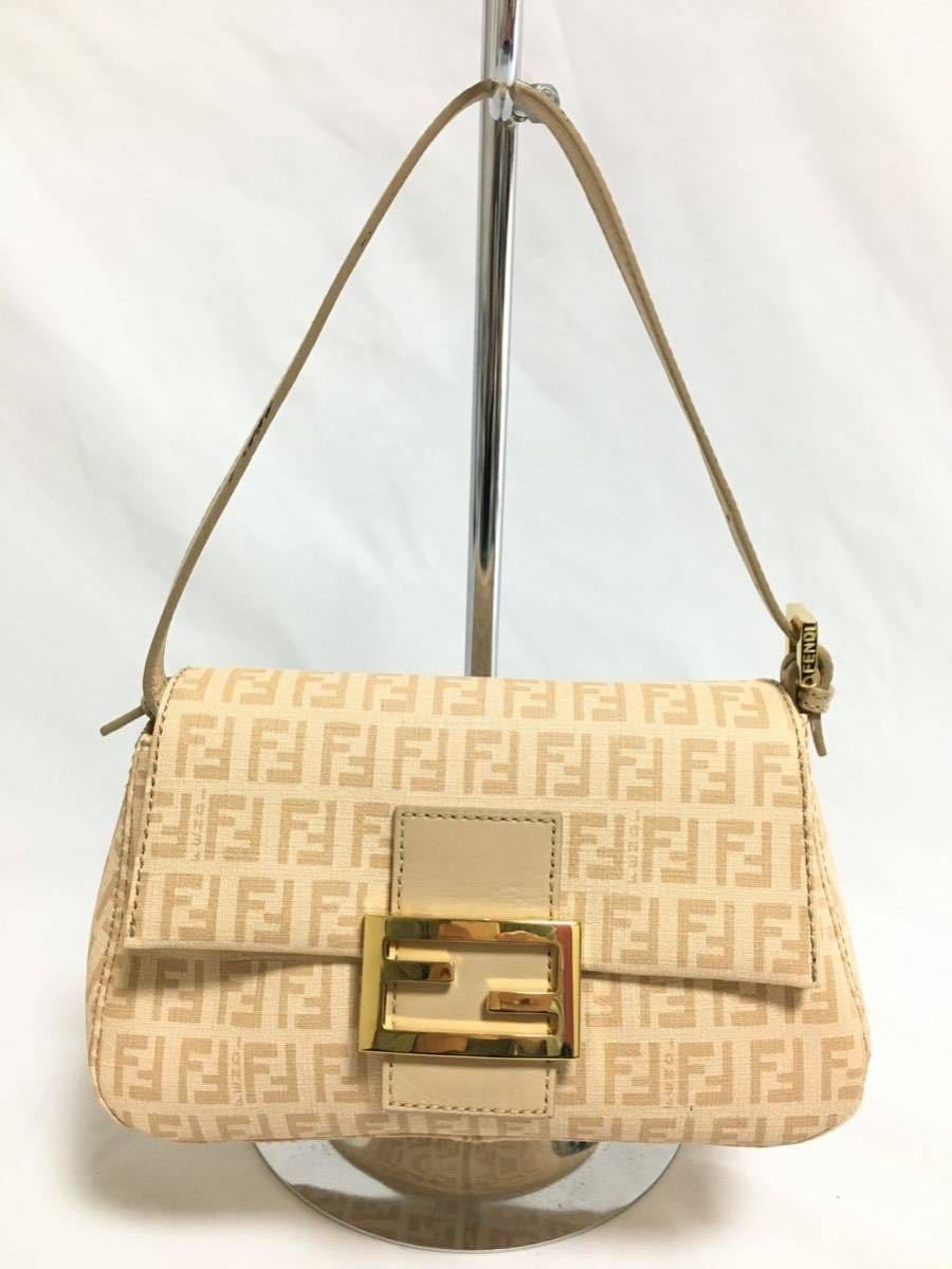 美品】 フェンディ ズッカ 柄 ミニ バッグ FENDI マンマバケット