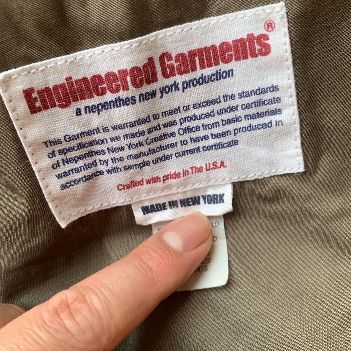 [ free shipping ]Engineered Garments coat free size engineered garment 