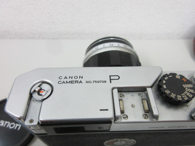 カメラ フィルムカメラ ヤフオク! - CANON CAMERA P 50mm f 1.4 キヤノン フィルムカ
