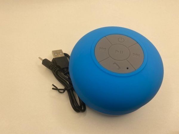 ★★ Bluetooth 防水 スピーカー USB充電 オシャレ　ブラック_画像8