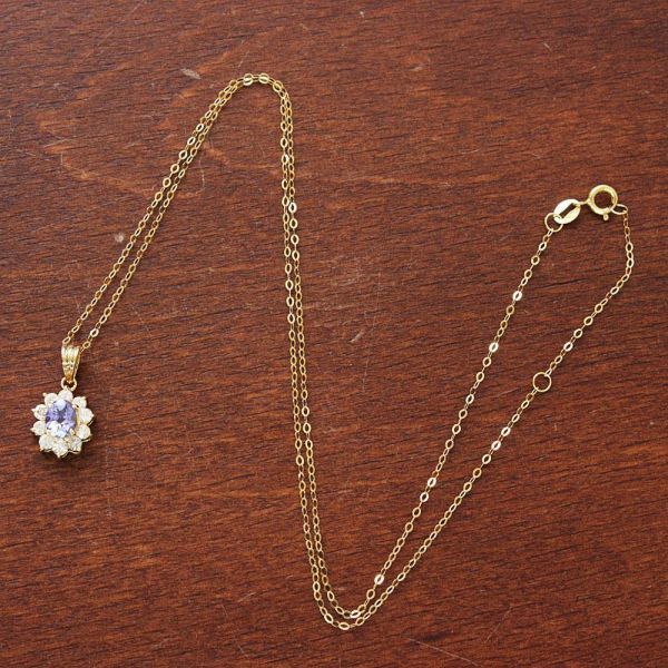 製造大卸☆最安値】優美 0.4ct 天然 タンザナイト 天然 ダイヤモンド