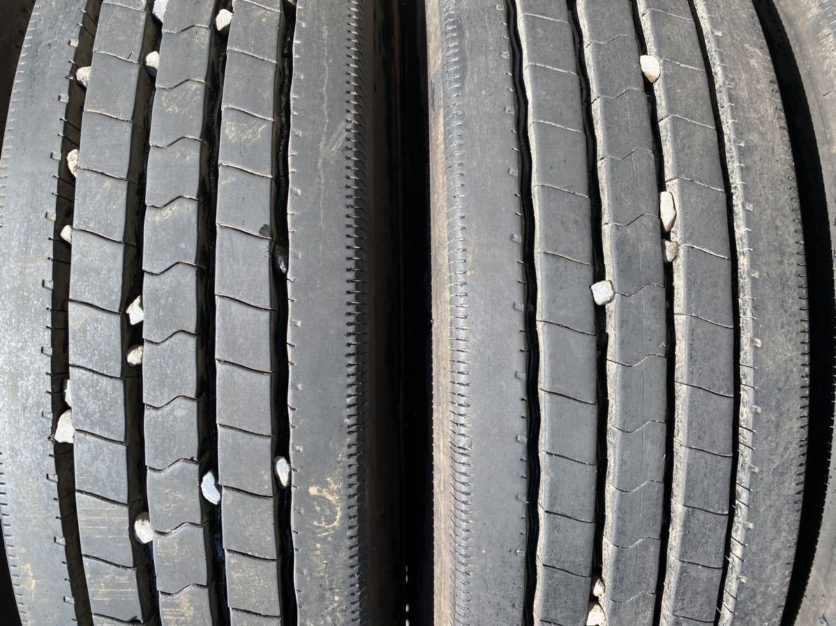 T1776　☆深溝ラジアル☆トラック夏用☆DUNLOP DECTES SP122　225/80R17.5 123/122L　6本価格　2022年製_画像3