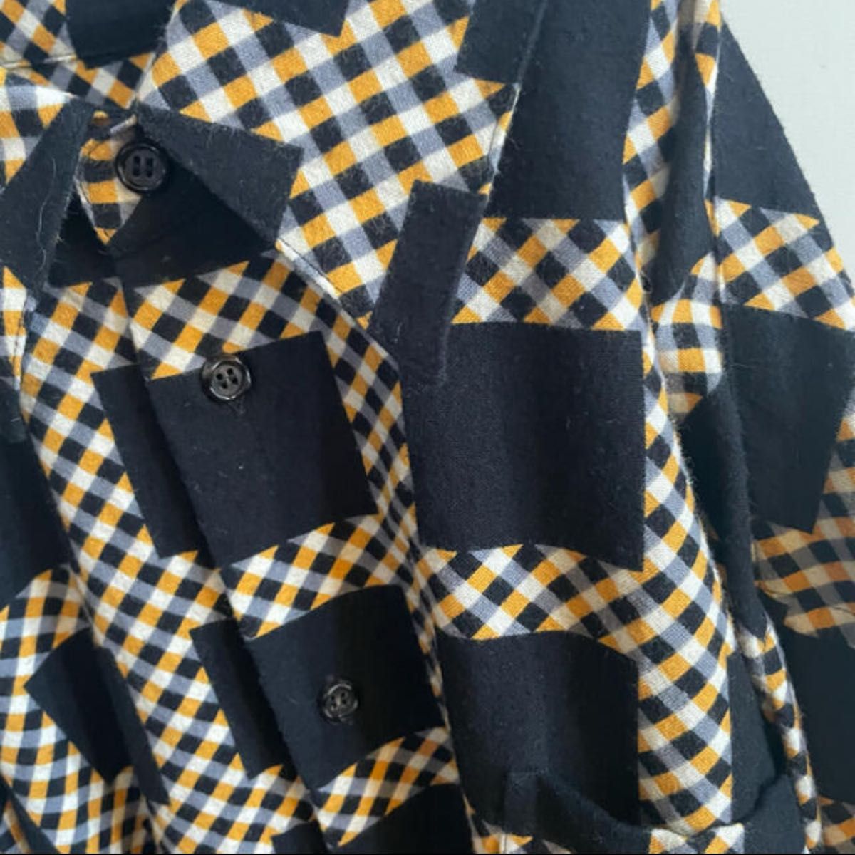MARNI マルニ チェックシャツ イエロー サイズ48-