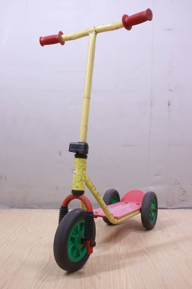 ヤフオク! - レトロ! キックボード アンティーク品 インテリア ちびっ...