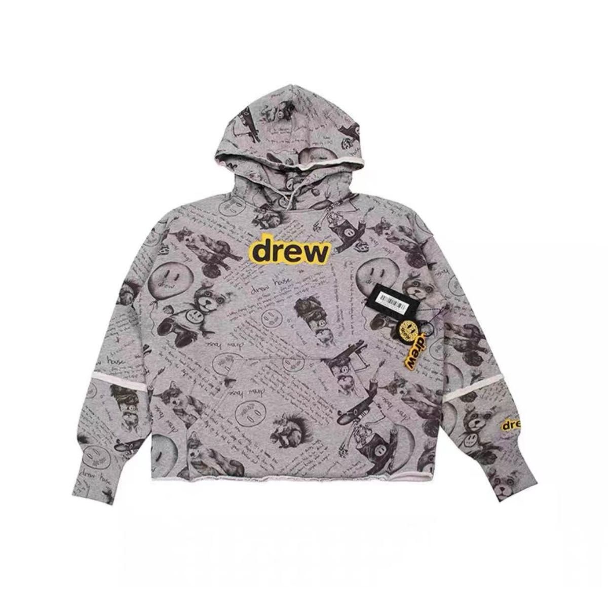 ドリューハウス Drew house secret deconstructed hoodieパーカー 