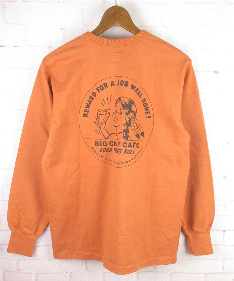 AJ21682 WESTRIDE ウエストライド 長袖Tシャツ 38 美品|代購幫