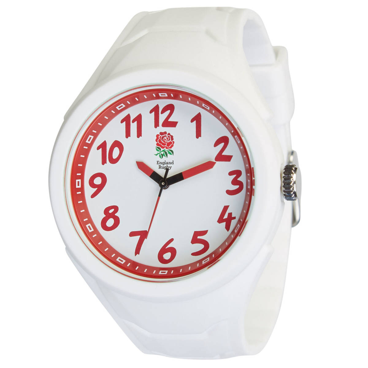 ★送料無料★England Rugby イングランド ラグビー 腕時計 シリコン性 時計 5気圧防水(50M)
