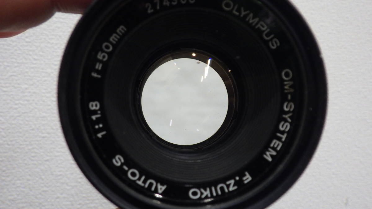 【5736】 OLYMPUS/オリンパス OM-1 フィルムカメラ OM-SYSTEM F. ZUIKO AUTO-S 1:1.8 f=50㎜ 動作未確認の画像4