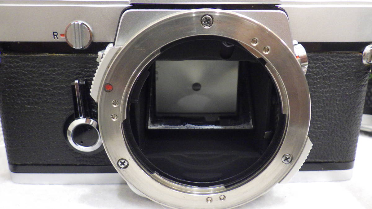 【5736】 OLYMPUS/オリンパス OM-1 フィルムカメラ OM-SYSTEM F. ZUIKO AUTO-S 1:1.8 f=50㎜ 動作未確認の画像5