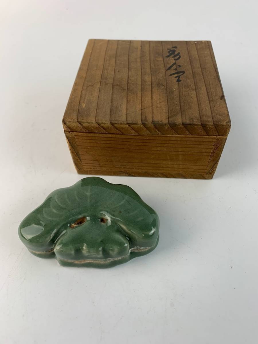 結】時代小杉焼香合在銘共箱松香道具茶道具煎茶道具煎茶器煎茶碗茶器