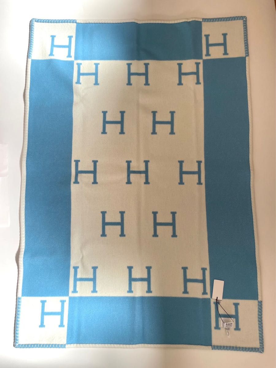 エルメス HERMES Avalon baby blanket アヴァロン ベビーブランケット