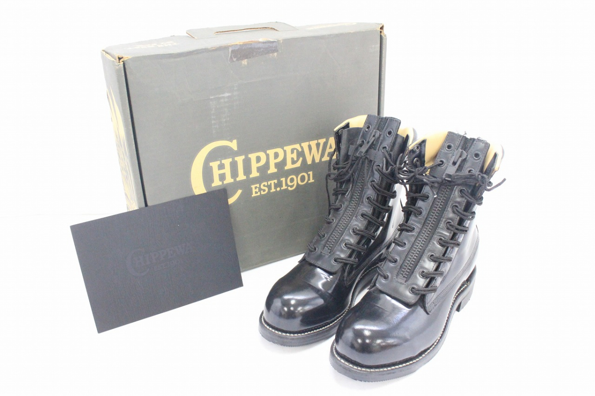 ヤフオク! - 【行董】 CHIPPEWA チペワ ファイヤーマンブーツ