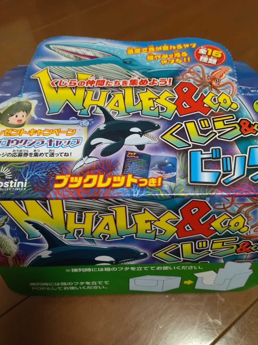 ディアゴスティーニ　WHALES＆CO くじら＆CO　箱セット　8個入り　新品未使用　箱の中の袋は全て未開封です。フィギュア　生き物海洋生物