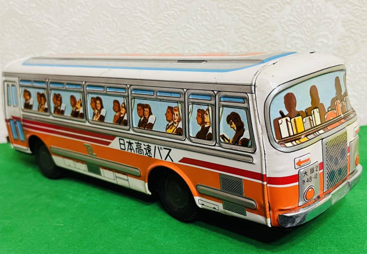 ブリキのおもちゃ 高速バス 当時物 昭和レトロ ジャンク ビンテージ
