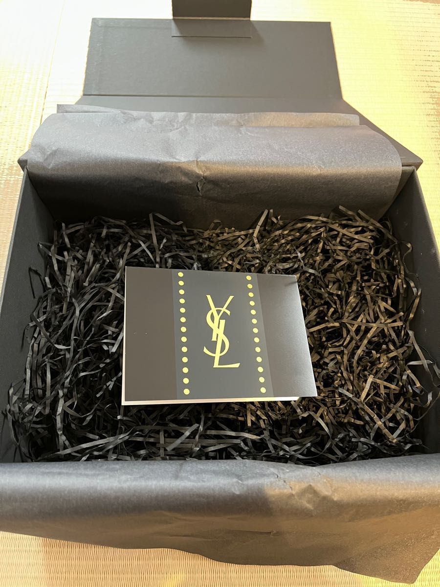 YSL イヴ サンローラン ショッパー ギフトボックス ブラック 空箱　2個